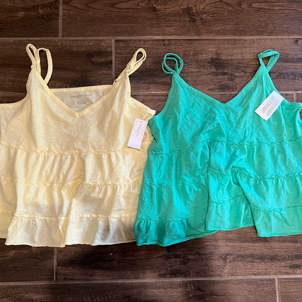 Womens/Juniors American Eagle tank tops. Both are NWT!
